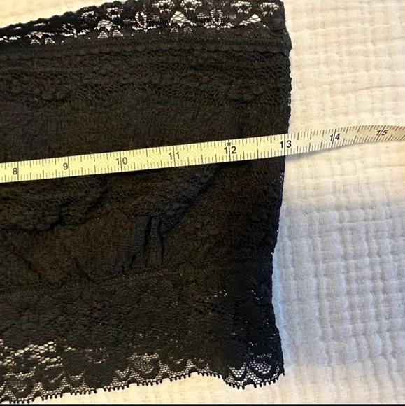 Black Lace Free People Bandeau - Picture 3 of 3